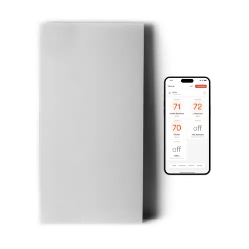 Kelvin – Chauffage Infrarouge Intelligent – Boldr Violet Mnemosyne