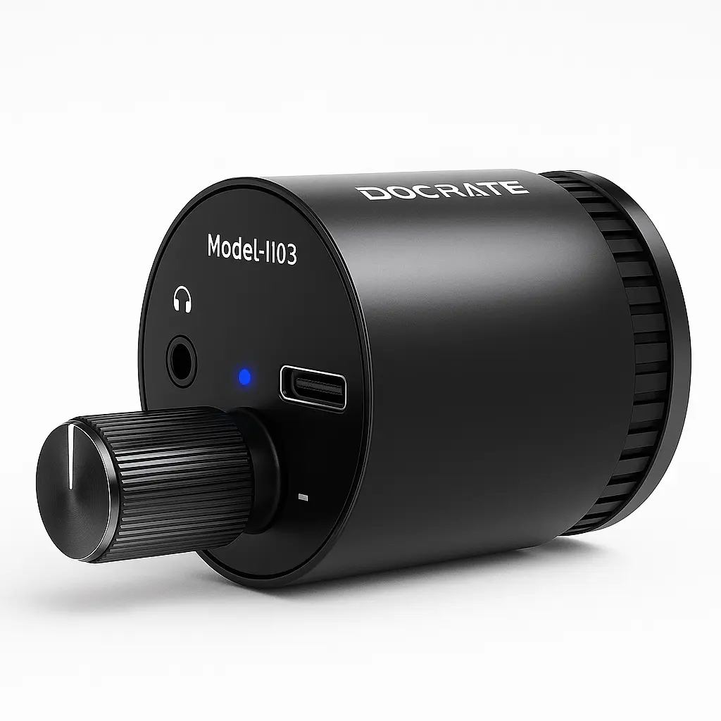 Détecteur de fuites d’eau portable – écoute des canalisations, amplification ×13 000, USB-C Solunergis