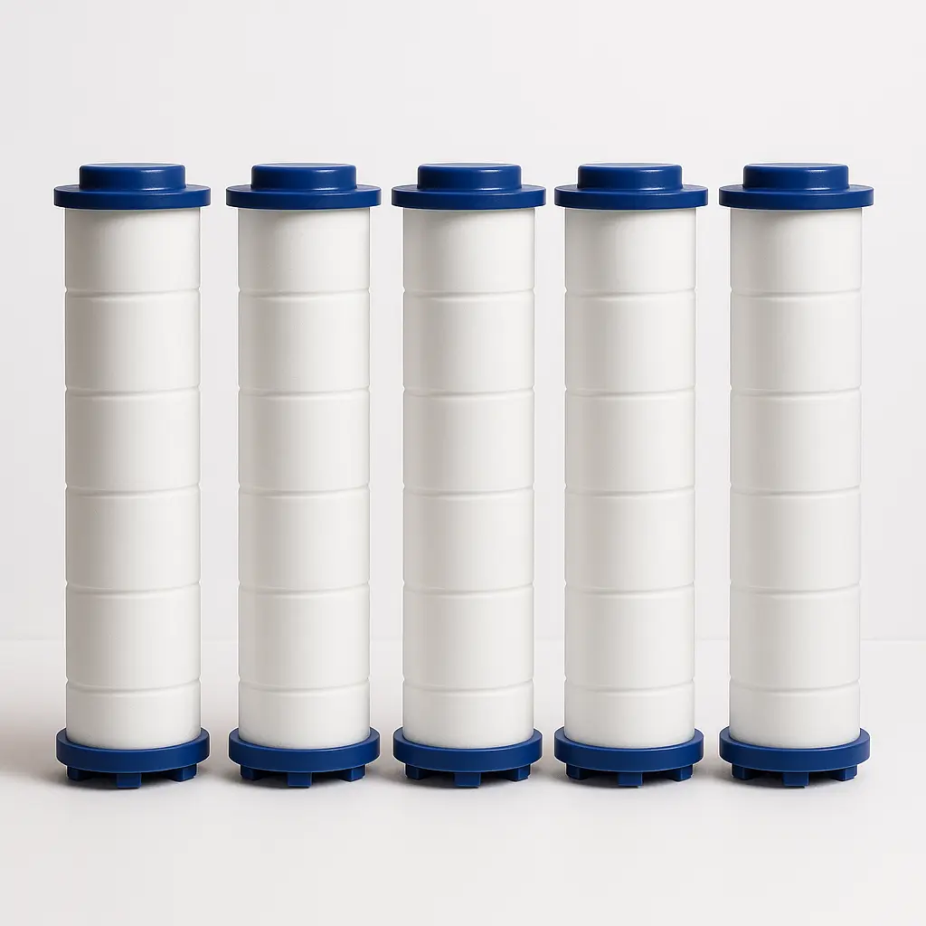 Douchette haute pression éco – tête de douche turbo 360°, économie d’eau & bouton arrêt instantané Solunergis