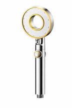 Pommeau de douche haute pression 3 modes – économie d’eau & bouton stop Solunergis