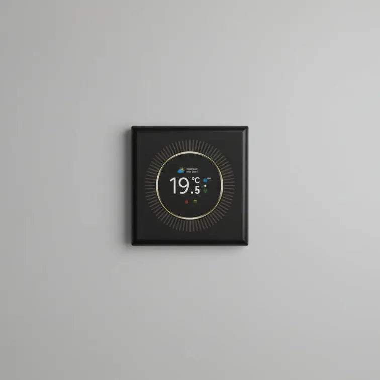 Thermostat WiFi à molette Tuya – plancher chauffant & chaudière eau/gaz, écran TFT 1,32" Solunergis