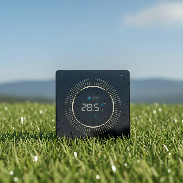 Thermostat WiFi à molette Tuya – plancher chauffant & chaudière eau/gaz, écran TFT 1,32" Solunergis