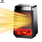 Chauffage soufflant PTC 1000 W – compact, oscillation 90°, minuterie 8 h Solunergis