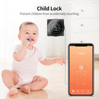 Thermostat WiFi Tuya – plancher chauffant électrique & chaudière eau/gaz, écran tactile LCD Solunergis