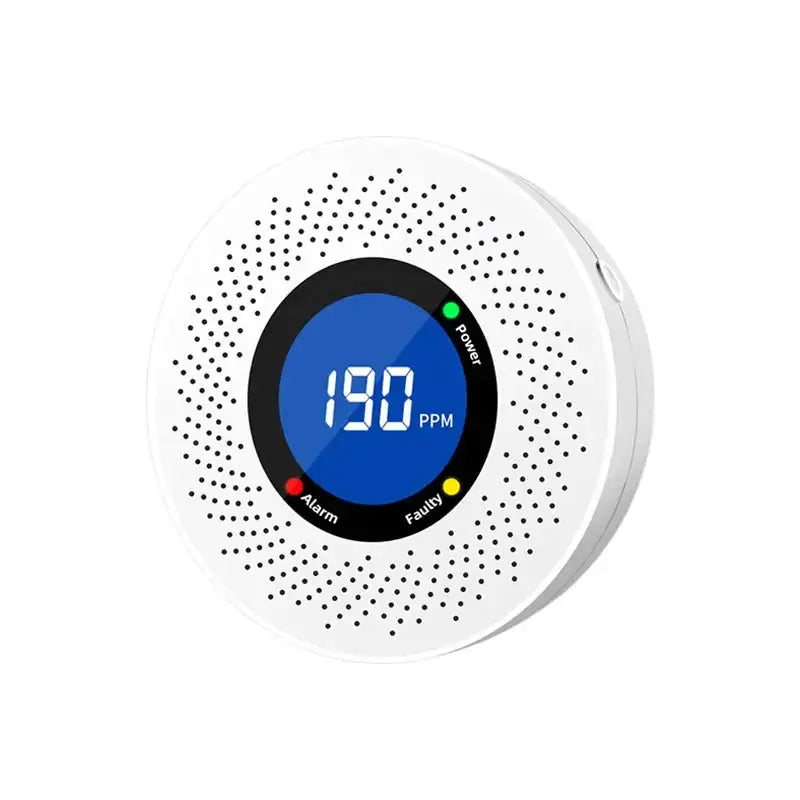 New Carbon Monoxide Standalone Detector CO Alarm With Screen Display Battery Powered CE Certified For Home Kitchen Office Use Solunergis