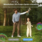 Caméra solaire Wi-Fi 2K – grand angle 135°, IP67, audio 2-voies & détection AI Solunergis