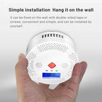 Détecteur CO intelligent Wi-Fi Tuya – écran LCD, alarme sonore, surveillance en temps réel Solunergis