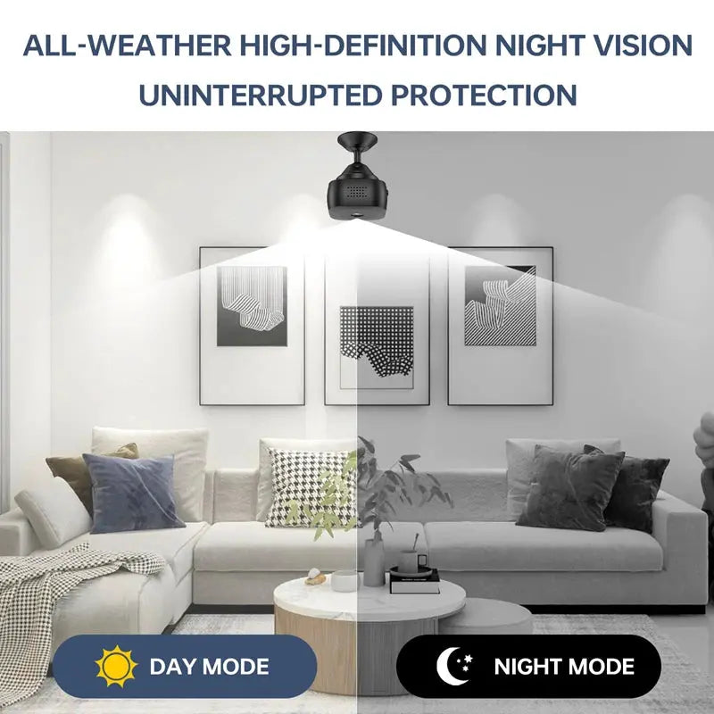 Caméra mini Wi-Fi Xiaomi (MIJIA) – 1080P, vision nocturne IR, détection de mouvement Solunergis