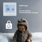 Thermostat RF sans fil – chaudière gaz, écran tactile & programmation, Wi-Fi (Smart Life/Tuya) Solunergis