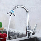 Aérateur de robinet 2 fonctions – anti-éclaboussures, rotule 360°, mousseur + jet puissant Solunergis