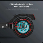 Trottinette électrique iScooter i9 – 350W, 36V 7,5Ah, pneus 8,5" nid d’abeille, jusqu’à 30 km Solunergis