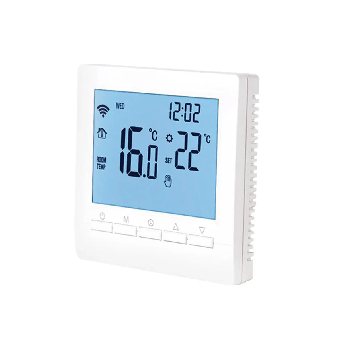 Digital Thermostat For Gas Boiler Room  Battery Programmable Heating Temperature Controller Boiler Thermostat Hand Wall Mount Solunergis