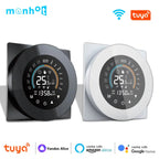 Thermostat WiFi Tuya – plancher chauffant électrique & chaudière eau/gaz, écran tactile LCD Solunergis