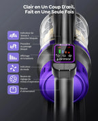 Aspirateur balai sans fil Laresar X11 – 550 W, 55 000 Pa, 60 min d’autonomie Solunergis