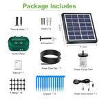 Kit d’irrigation solaire intelligent 6V 2W – batterie 1800 mAh intégrée Solunergis