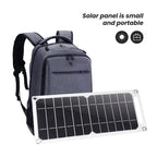 Panneau solaire portable 35 W (USB 5 V) – charge sûre & stable pour powerbank et smartphone Solunergis