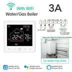Floor Heating Thermostat Tuya WiFi Programmable Temperature Controller for Electric Warm Gas Boiler Smart Life Work with Alexa Solunergis
