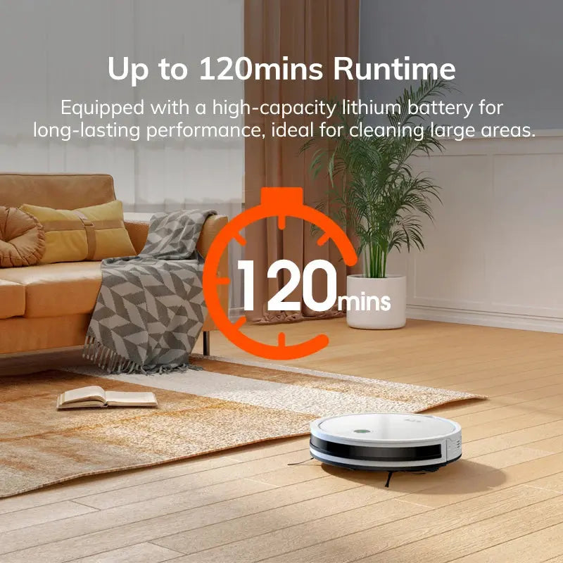 ILIFE V2 Robot aspirateur : 2 h d’autonomie, auto-recharge, format slim, fonctionnement silencieux Solunergis