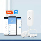 Tuya Zigbee WiFi Water Leak Alarm Flood Sensor Water Level Detector Smart Life APP Remote Monitoring Leak Alarm Safety Solunergis