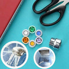 Réducteur de débit pour douche – set vanne + 6 limiteurs (1.2/1.5/1.8/2.0/2.2/2.5 GPM) Solunergis