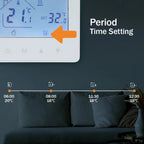 Thermostat RF sans fil – chaudière gaz, écran tactile & programmation, Wi-Fi (Smart Life/Tuya) Solunergis