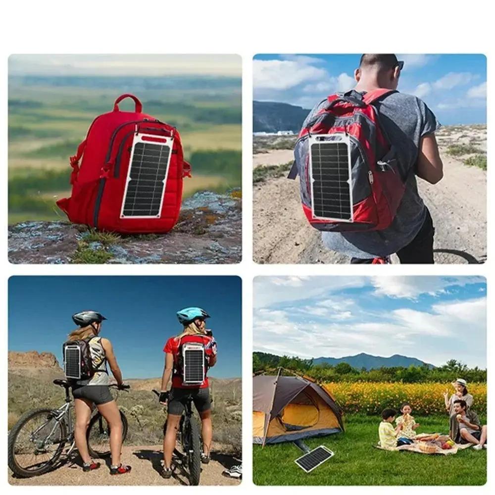 Panneau solaire portable 35 W (USB 5 V) – charge sûre & stable pour powerbank et smartphone Solunergis