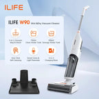 Aspirateur-laveur sans fil ILIFE W90 – 5 500 Pa, lavage humide/sec, auto-nettoyage 1 min Solunergis