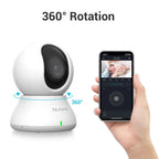 Baby Monitor 2K (3 MP) – détection de mouvement & audio bidirectionnel Solunergis