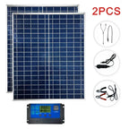 Kit panneau solaire 12 V – 500 W / 1000 W, contrôleur 100 A USB, polycristallin IP65 Solunergis