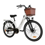 Vélo électrique CYSUM X-City – 26”, 250W, 48V, autonomie 100 km, cadre bas & design urbain Puce Hades