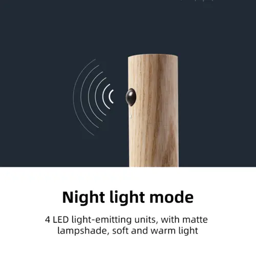 Lampe sans fil portable à détection de mouvement – capteur PIR auto, USB rechargeable Solunergis