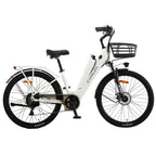 Vélo électrique CYSUM X-City – 26”, 250W, 48V, autonomie 100 km, cadre bas & design urbain Puce Hades