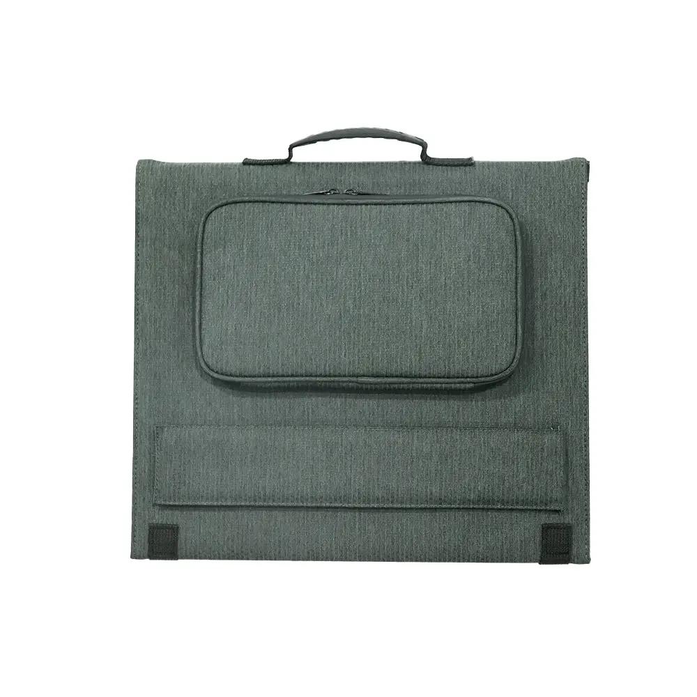 Powerwin PWS110 – Panneau solaire pliable 110 W, étanche & portable pour camping & station d’énergie Indigo Icarus