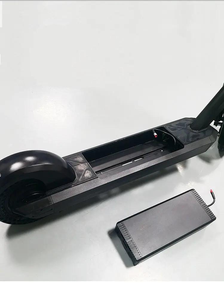 Trottinette électrique 10” – 500W, batterie amovible, 55 km d’autonomie, pliable & amortie Teal Simba