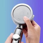 Pommeau de douche pressurisé filtrant – douchette à main, jet puissant & eau plus propre Solunergis