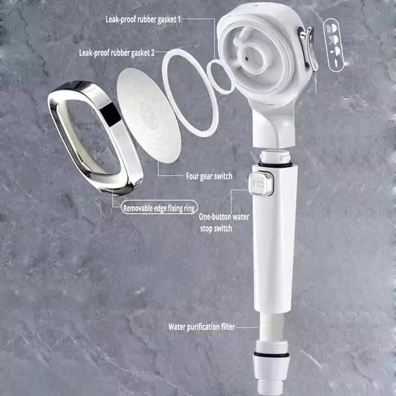 Douchette Xiaomi MIJIA carrée – micro-jets pressurisés, installation G1/2 universelle Solunergis