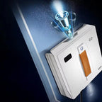 Robot lave-vitres ABIR WD8 – double pulvérisation, 3000 Pa, SLAM 4.0 & sécurité UPS Solunergis