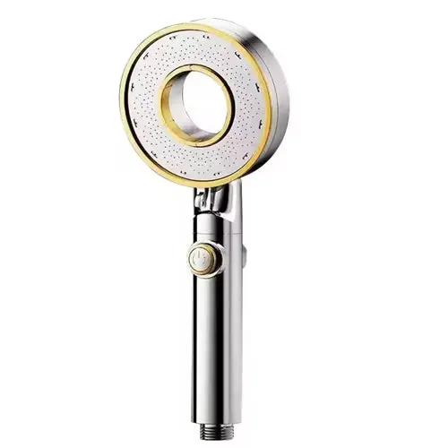 Pommeau de douche haute pression 3 modes – économie d’eau & bouton stop Solunergis